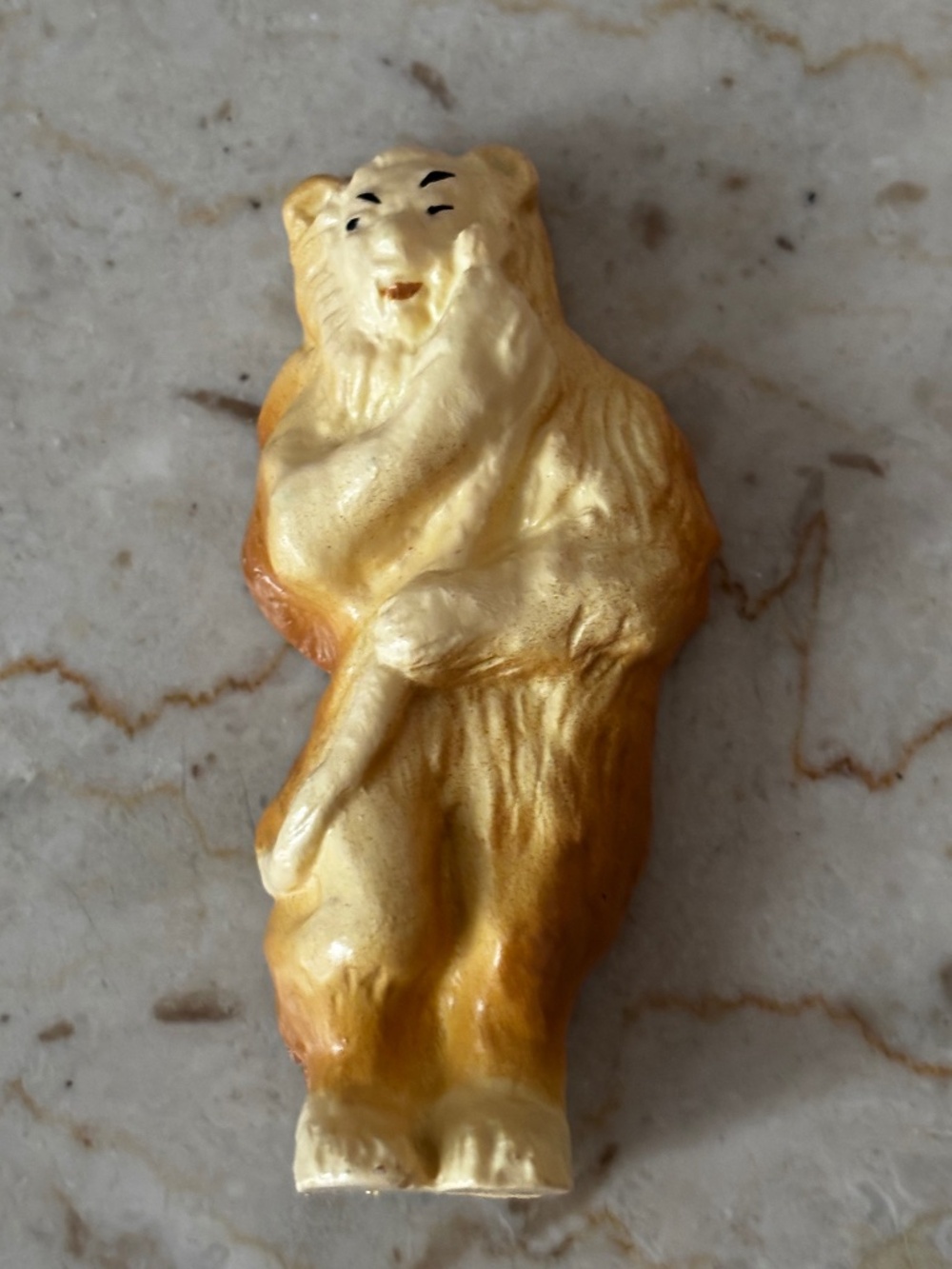 Rare Vintage 1989 Wizard of Oz Cowardly Lion 3D Fridge Magnet | Turner Entertain
